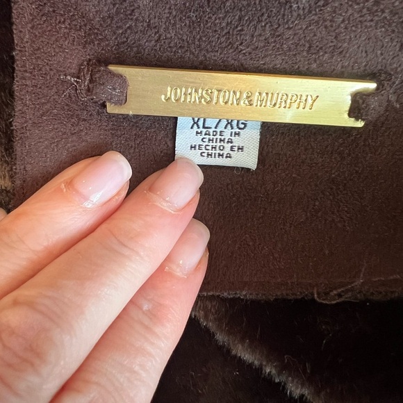 Johnson & Murphy Faux Fur Faux Suede Trimmed Women's Coat, size XL, see pics - Picture 15 of 15